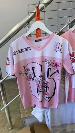 PINK VINTAGE JERSEY T-SHIRT  3