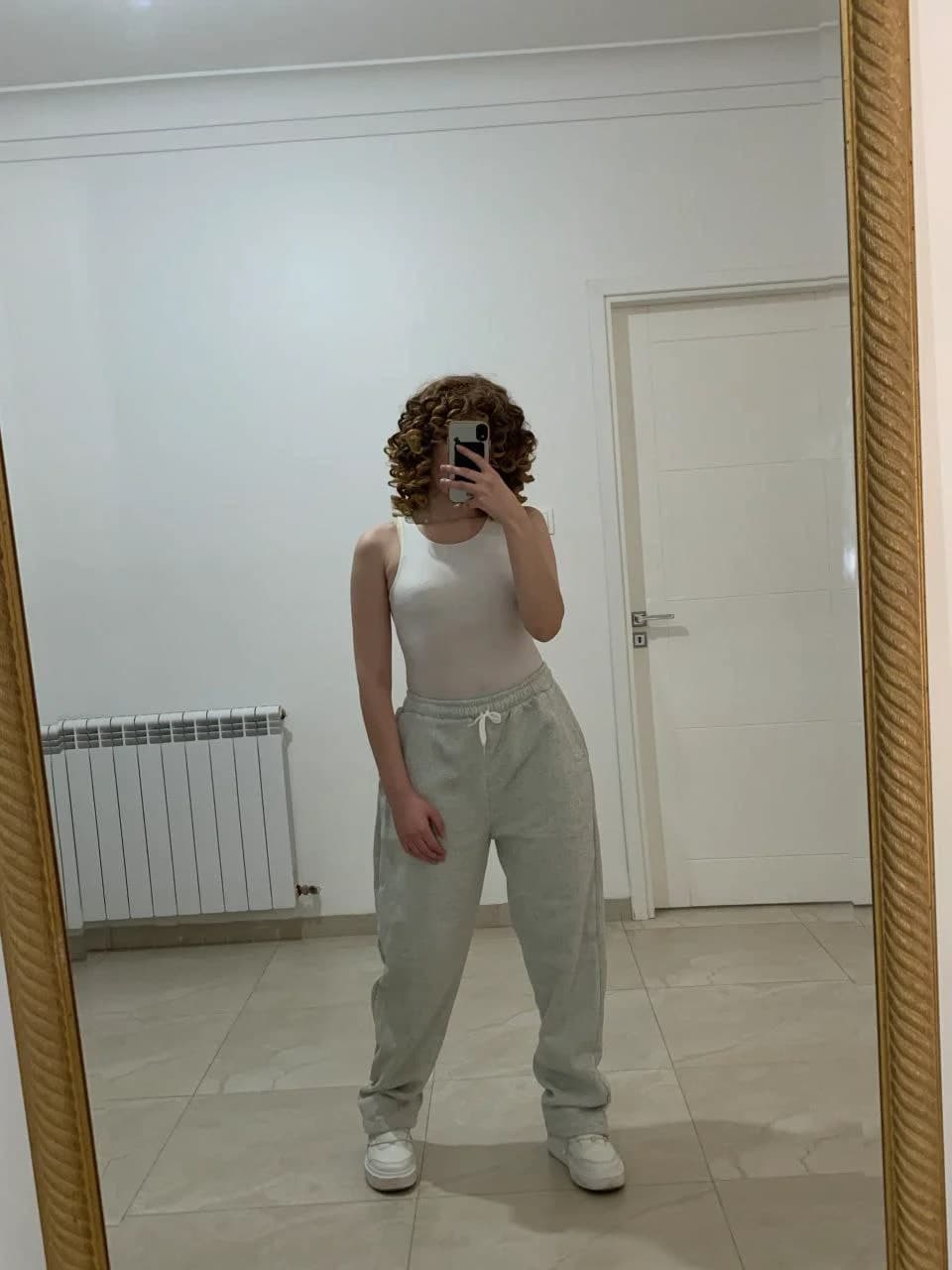 PANTALON OPEN LEG GREY 