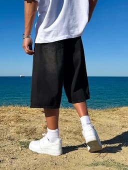 BAGGY JORT BLACK  2