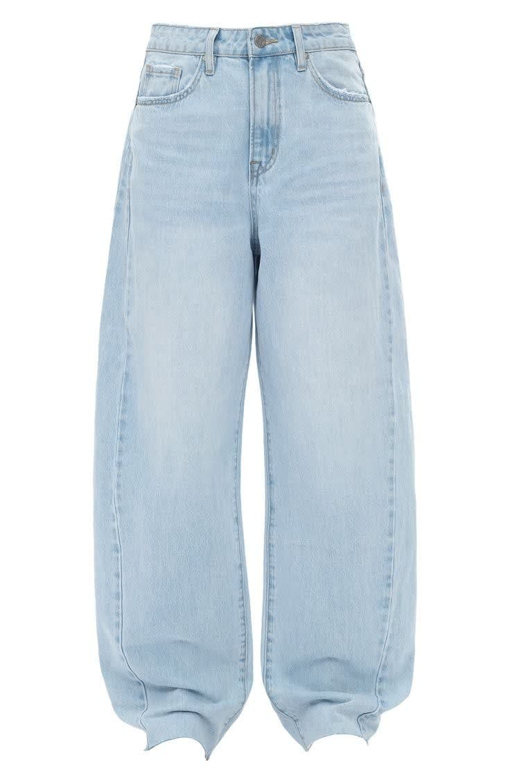 Light Blue Wide Leg Jeans