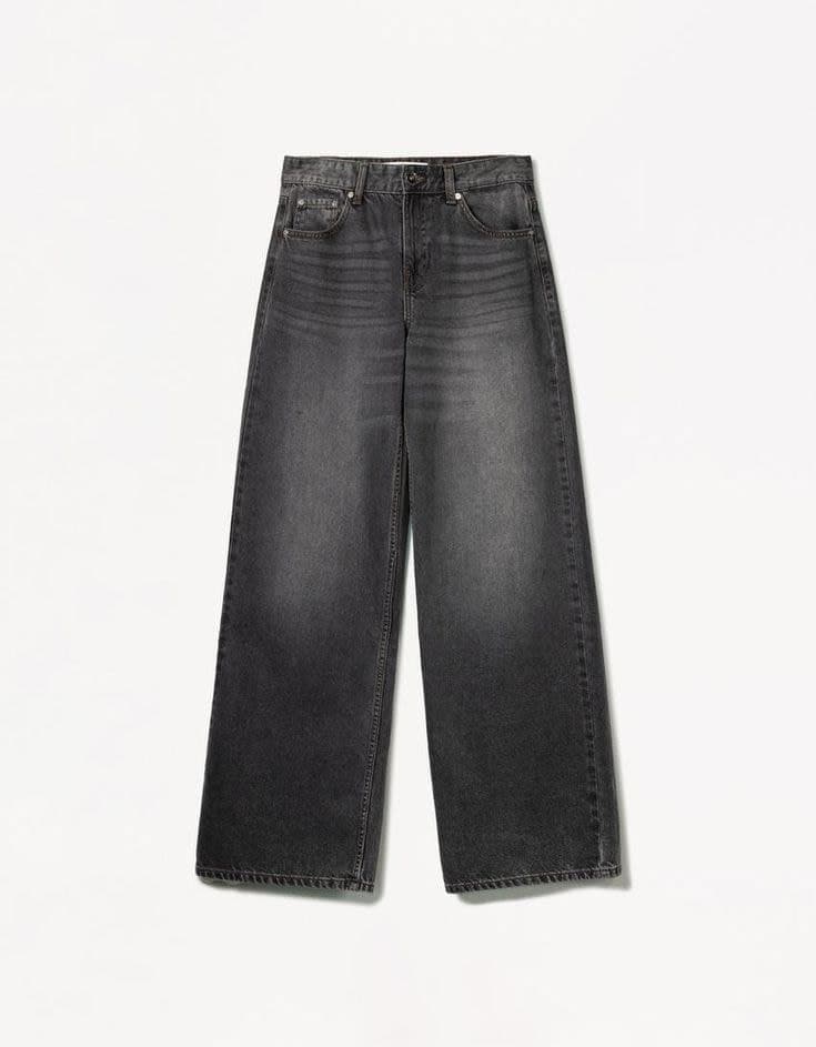 Black Straight Leg Jeans