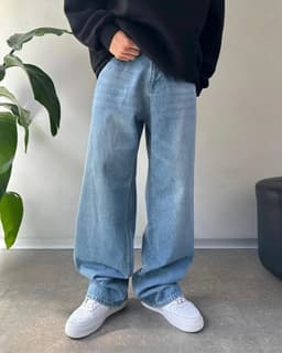 Super baggy jeans porto blue  2