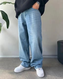 Super baggy jeans porto blue  1